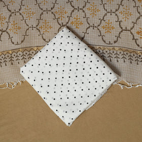 Natural dyed bagru cotton 3pc unstitched dress material 14