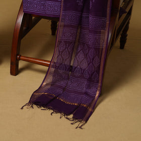 Natural dyed bagru cotton 3pc unstitched dress material 15