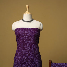 Natural dyed bagru cotton 3pc unstitched dress material 15