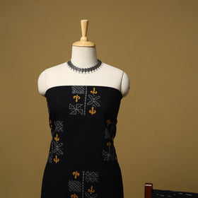 Natural dyed bagru cotton 3pc unstitched dress material 19