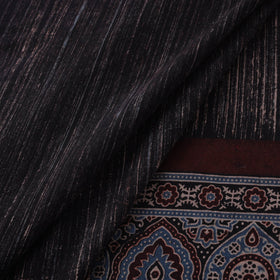 Natural dyed brush design cotton fabric 12 - handcrafted