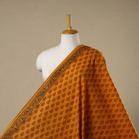 Natural dyed cotton bagh fabric 13 - handcrafted