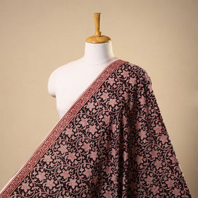 Natural dyed cotton bagh fabric 37 - handcrafted