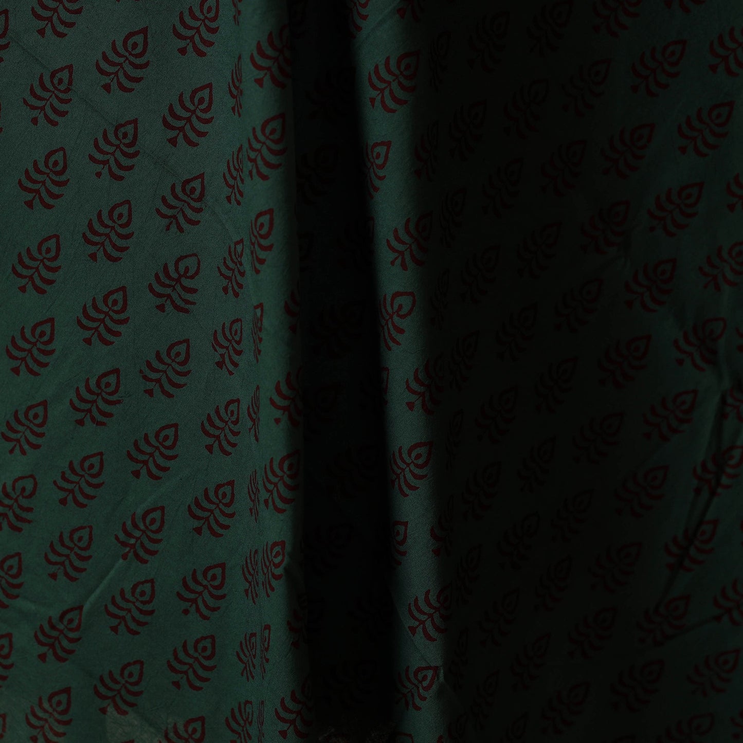 Natural dyed cotton bagh fabric 05 - handcrafted