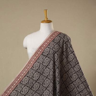 Natural dyed cotton bagh fabric 07 - handcrafted
