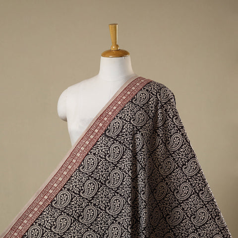 Natural dyed cotton bagh fabric 07 - handcrafted