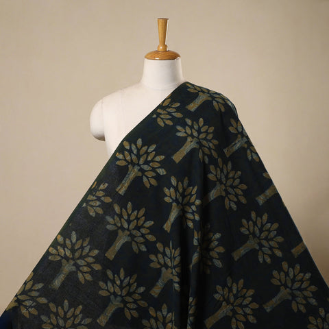 Natural dyed cotton bindaas hand fabric 01 - handcrafted