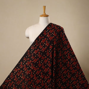 Natural dyed cotton bindaas hand fabric 07 - handcrafted