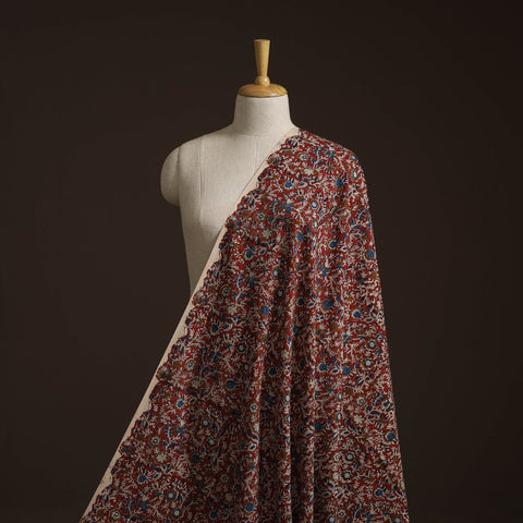 Natural dyed cotton hand block bagru print fabric 03