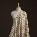 Natural dyed cotton hand block bagru print fabric 04