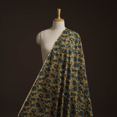 Natural dyed cotton hand block bagru print fabric 06