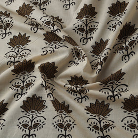 Natural dyed cotton hand block bagru print fabric 12