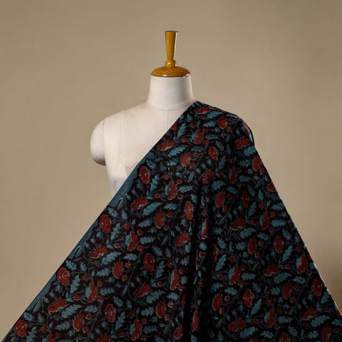 Natural dyed cotton hand jahota fabric 02 - handcrafted