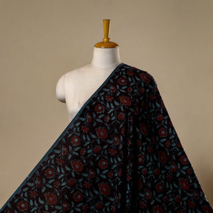 Natural dyed cotton hand jahota fabric 16 - handcrafted