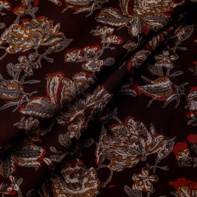 Natural dyed cotton hand jahota fabric 20 - handcrafted