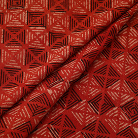 Natural dyed cotton hand pipad fabric 01 - handcrafted