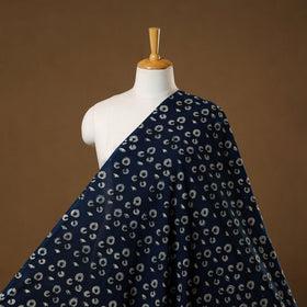 Natural dyed cotton hand pipad fabric 04 - handcrafted