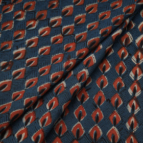 Natural dyed cotton hand pipad fabric 06 - handcrafted