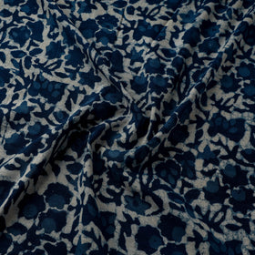 Natural dyed cotton indigo hand bagru dabu fabric 28