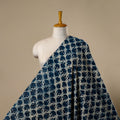 Natural dyed cotton indigo hand bagru dabu fabric 30