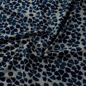 Natural dyed cotton indigo hand bagru dabu fabric 33