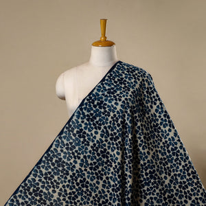 Natural dyed cotton indigo hand bagru dabu fabric 33