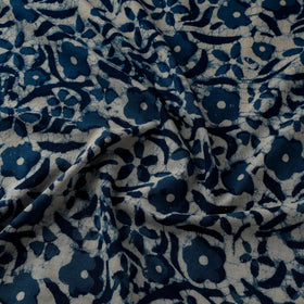 Natural dyed cotton indigo hand bagru dabu fabric 34