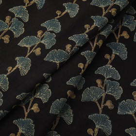 Natural dyed cotton kutch hand block ajrakh print fabric 05