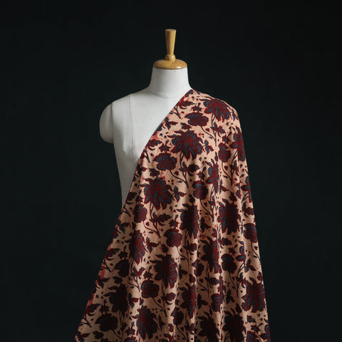 Natural dyed cotton kutch hand block ajrakh print fabric 07