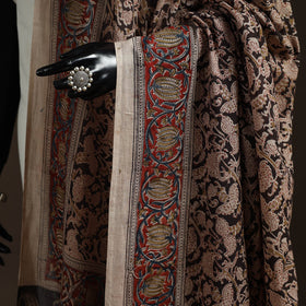 Natural dyed cotton pedana kalamkari dupatta 19