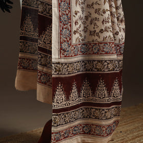 Natural dyed cotton pedana kalamkari dupatta 20