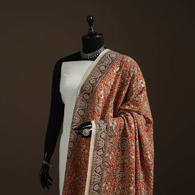 Natural dyed cotton pedana kalamkari dupatta 21