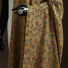 Natural dyed cotton pedana kalamkari dupatta 24