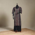 Natural dyed cotton straight kurta 04 - 2xl - handcrafted