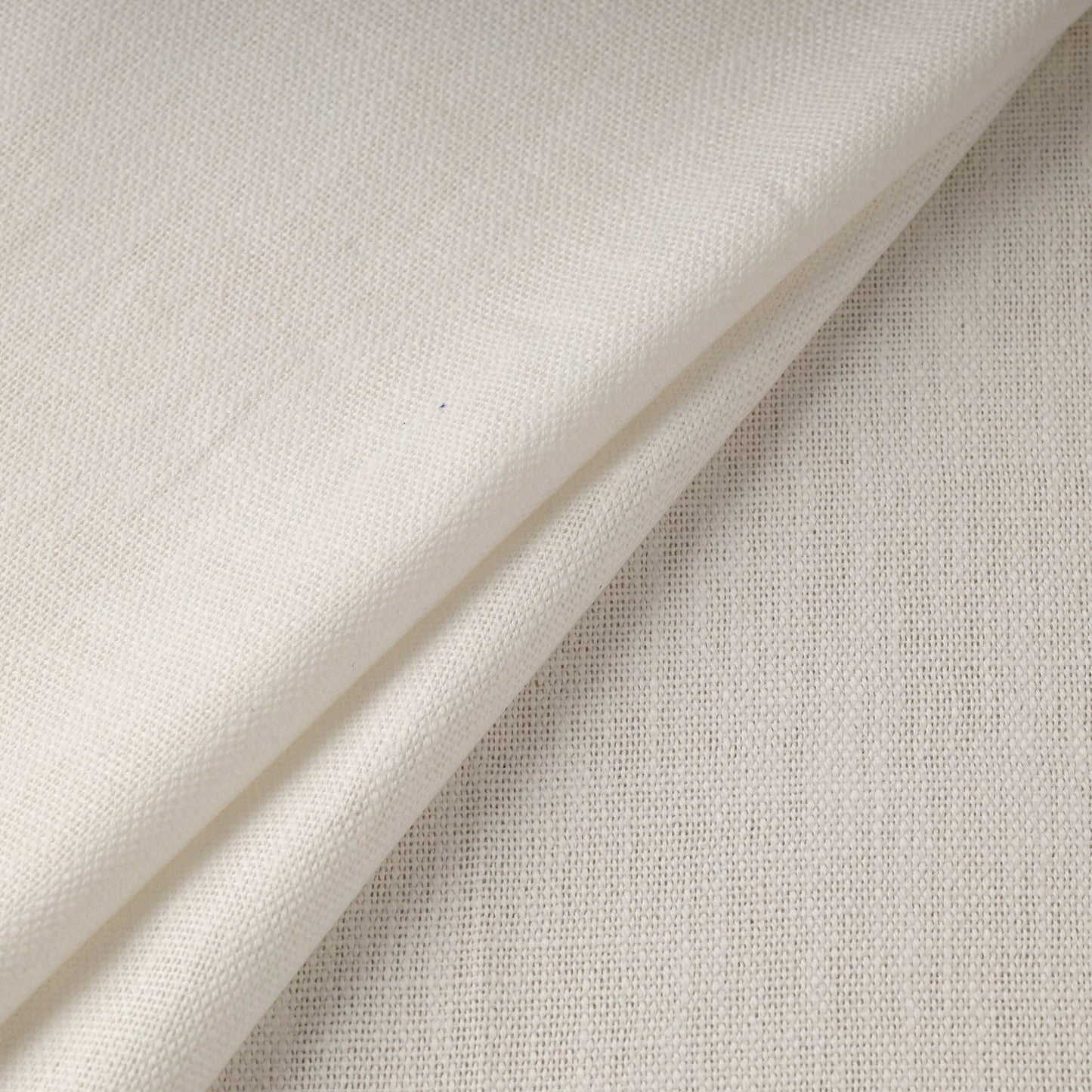 Natural dyed cotton x linen plain fabric 03 - handcrafted