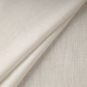 Natural dyed cotton x linen plain fabric 03 - handcrafted
