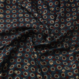 Natural dyed dola silk jacquard buti fabric 05 - handcrafted