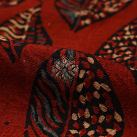 Natural dyed dola silk jacquard buti fabric 07 - handcrafted