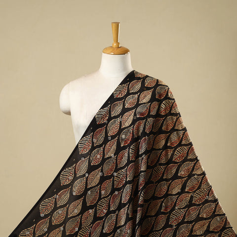 Natural dyed dola silk jacquard buti fabric 14 - handcrafted