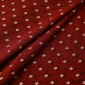 Natural dyed dola silk jacquard buti fabric 20 - handcrafted