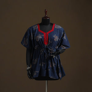 Natural dyed hand block ajrakh print patchwork cotton