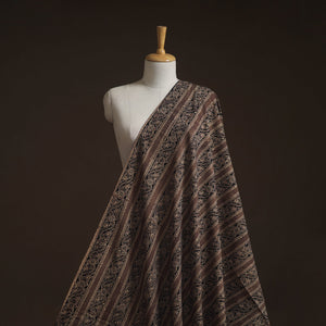 Natural dyed hand block cotton ajrakh print fabric 02