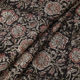 Natural dyed hand block print cotton kalamkari fabric 09