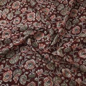 Natural dyed hand block print cotton kalamkari fabric 16