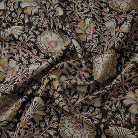 Natural dyed hand block print cotton kalamkari fabric 20