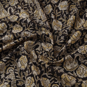 Natural dyed hand block print cotton kalamkari fabric 24