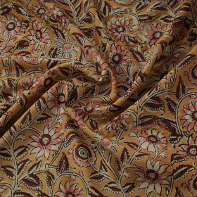 Natural dyed hand block print cotton kalamkari fabric 26