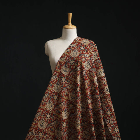 Natural dyed hand block print cotton pedana kalamkari