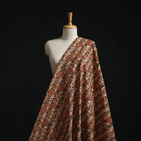 Natural dyed hand block print cotton pedana kalamkari