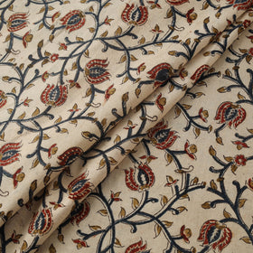 Natural dyed hand block print cotton pedana kalamkari